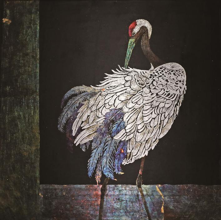 紫云金箔彩画作品展示。
