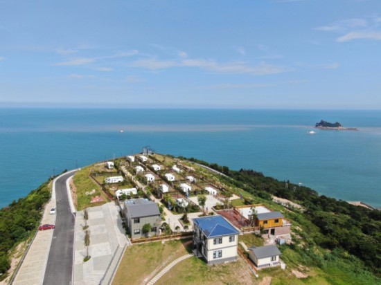 苍南168黄金海岸线沿线风光。